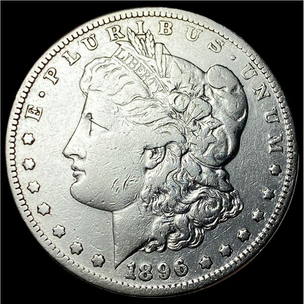 1896-S Silver Morgan Dollar LIGHTLY CIRCULATED