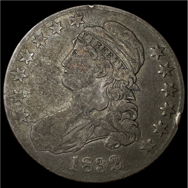 1832 Silver Capped Bust Half Dollar LIGHTLY CIRCULATED