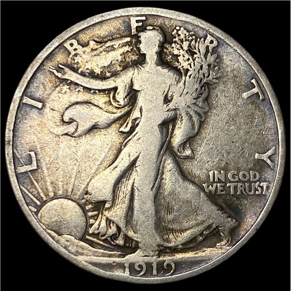 1919 Walking Liberty Half Dollar LIGHTLY CIRCULATED