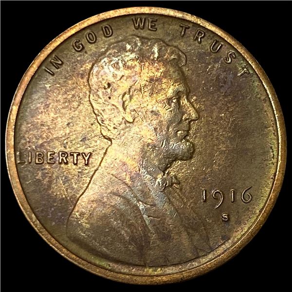 1916-S Lincoln Wheat Cent UNCIRCULATED