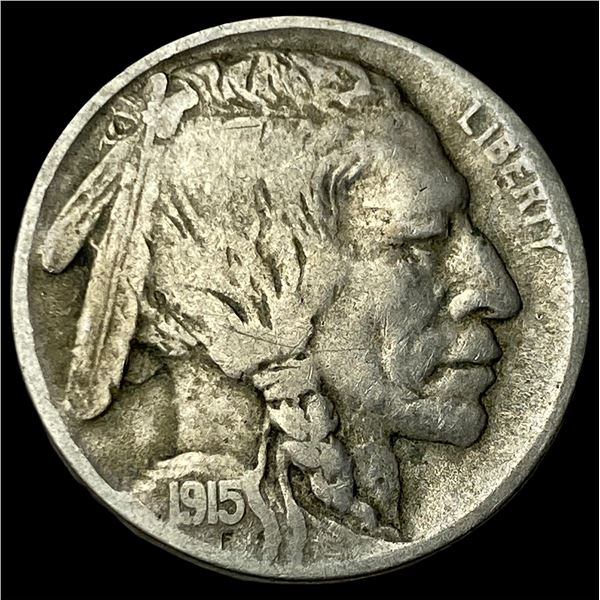 1915-D Buffalo Nickel LIGHTLY CIRCULATED