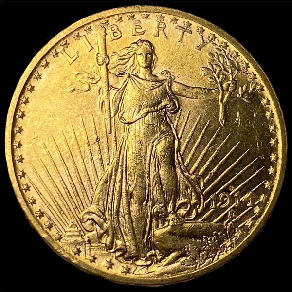1914-S Gold $20 Saint-Gaudens Double Eagle CHOICE BU