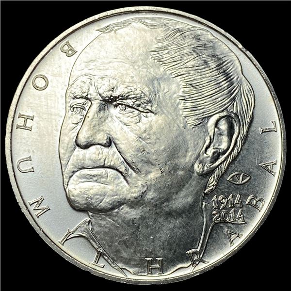 2014 Czech Republic Silver 200 Korun CHOICE BU