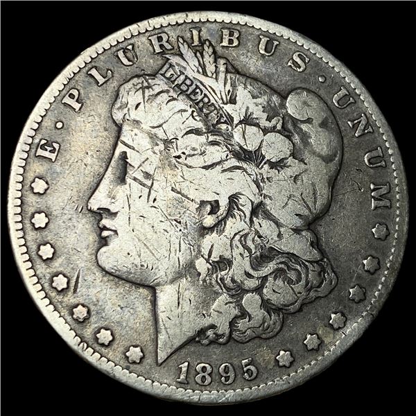 1895-S Silver Morgan Dollar NICELY CIRCULATED