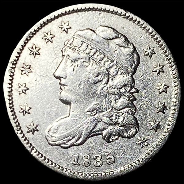 1835 Capped Bust Half Dime NEARLY UNCIRCULATED