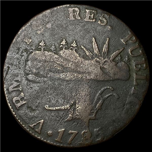 1785 Vermont Colonial Copper LIGHTLY CIRCULATED