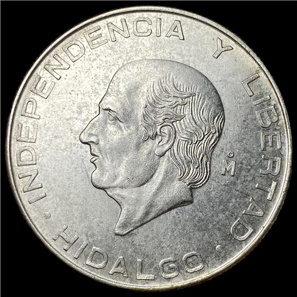 1955 Mexico Silver 5 Pesos UNCIRCULATED