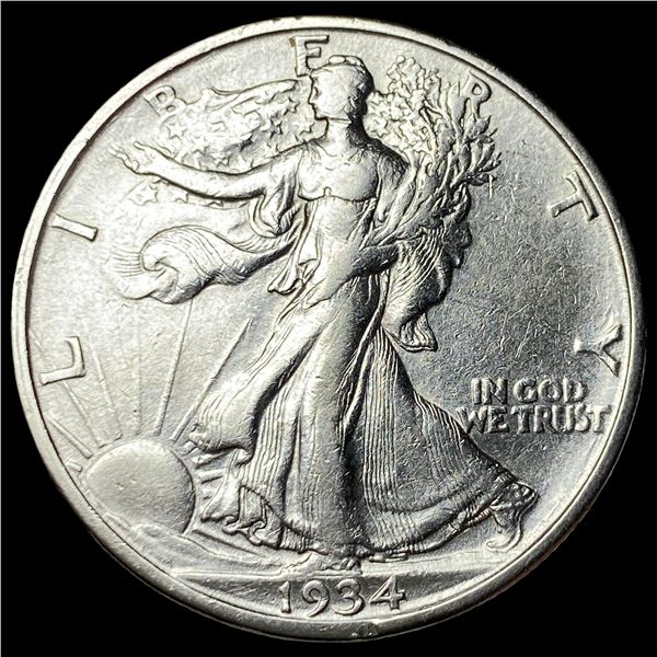 1934-D Walking Liberty Silver Half Dollar CLOSELY UNCIRCULATED