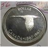Image 1 : 1967 PROOF CAMEO CANADA SILVER DOLLAR