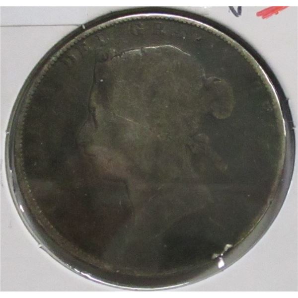 CANADA VICTORIAN SILVER HALF DOLLAR