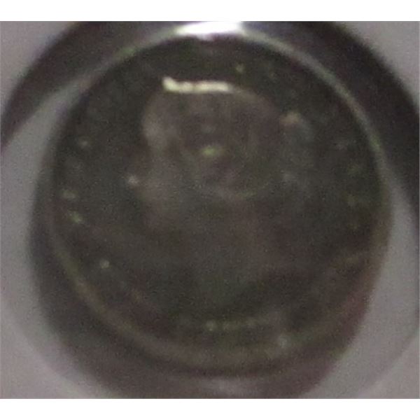1864 (LARGE 6) VF NEW BRUNSWICK SILVER FIVE CENT (BOOK VALUE UP TO $600 DEPENDING ON GRADE)