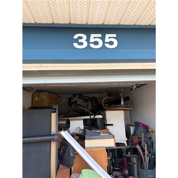 UNCLAIMED STORAGE UNIT: ARMOUR STORAGE (11204-84 Ave; Fort Sask) - Unit #355 (Approx. 10' x 15')