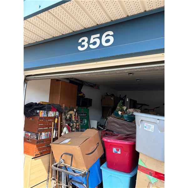 UNCLAIMED STORAGE UNIT: ARMOUR STORAGE (11204-84 Ave; Fort Sask) - Unit #356 (Approx. 10' x 15')
