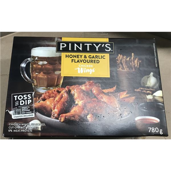 FROZEN:  PINTY'S HONEY & GARLIC FLAVORED WINGS (780G)