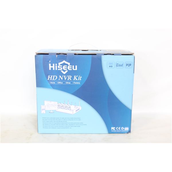 HISEEU 4 CHANNEL HD NVR KIT