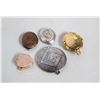 Image 1 : 5 ASSORTED LOCKETS INCL. 1 MARKED FOSSIL