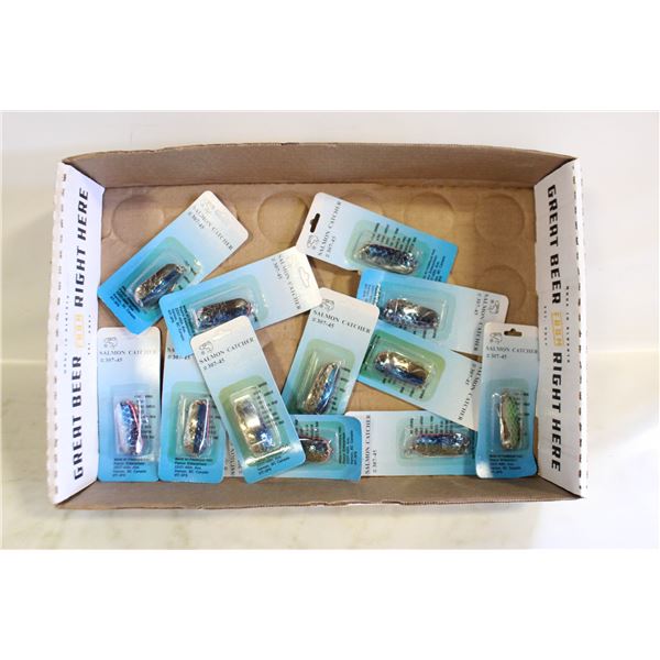 12 NEW ASSORTED FISHING HOOKS JACKFISH/SALMON