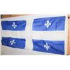 Image 1 : QUEBEC FLAG, 54"x27"