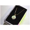 Image 1 : GOLD PLATED STAINLESS STEEL FLORAL