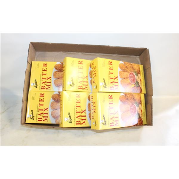6 BOXES OF ENGEDURA CHICKEN & FISH BATTER