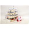 Image 1 : SAILING SHIP W MOTHER OF PEARL SZ. 9.5 RING
