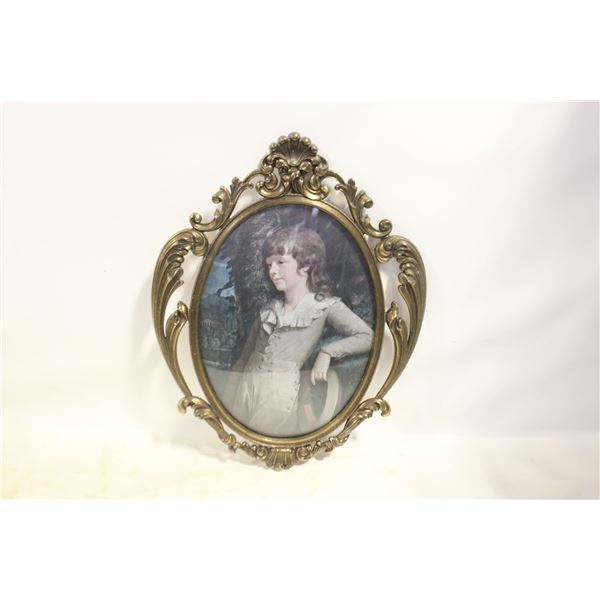 12’ x 10” ITAL. ORNATE METAL FRAME