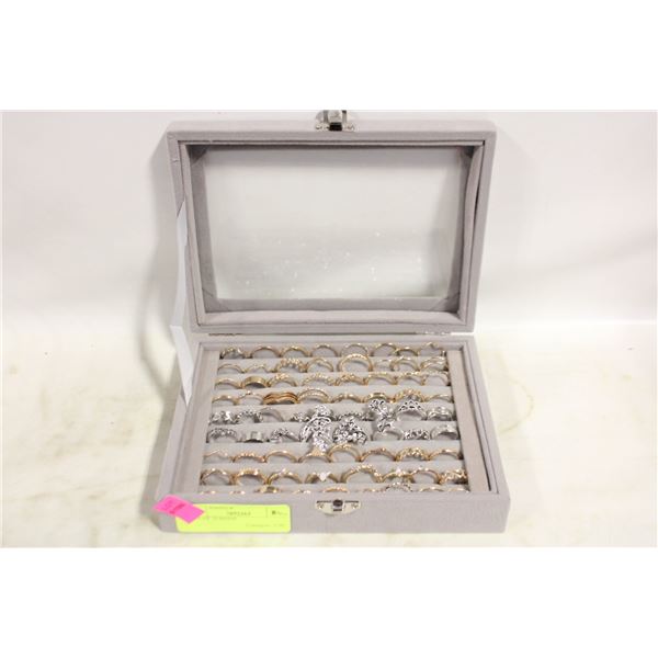 BOX OF 76 RINGS