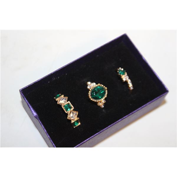 NEW 3PCS/SET RING SET SZ8