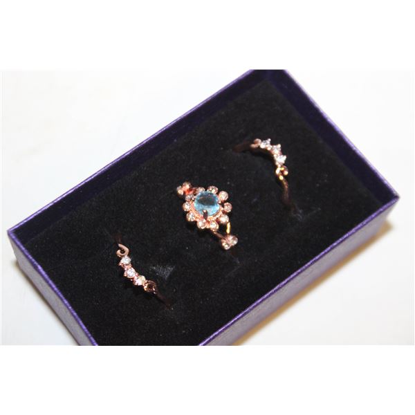 NEW 3PCS/SET RING SET SZ9