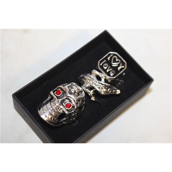 NEW 3PCS/SET RING SET SZ8