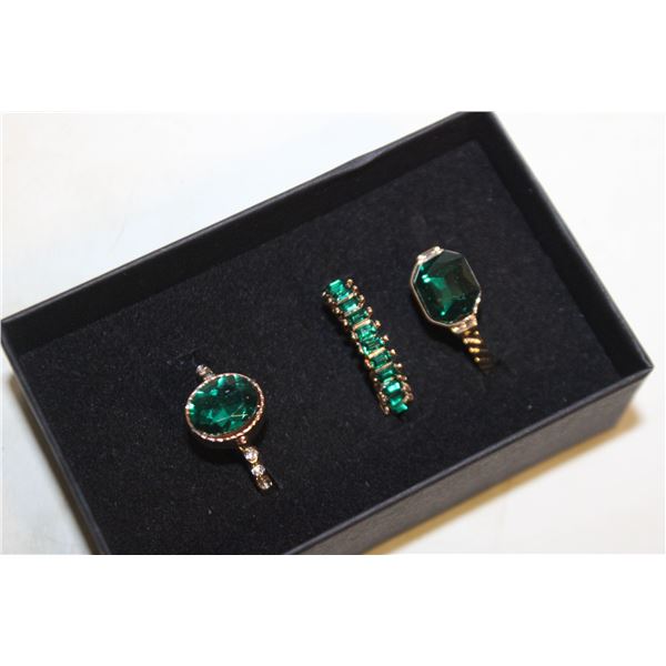 NEW 3PCS/SET RING SET SZ8