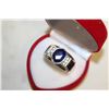 Image 1 : NEW BLUE SAPPHIRE STYLE MEN'S RING SZ 11