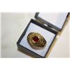 Image 1 : NEW MENS RED STONE RING SIZE 12