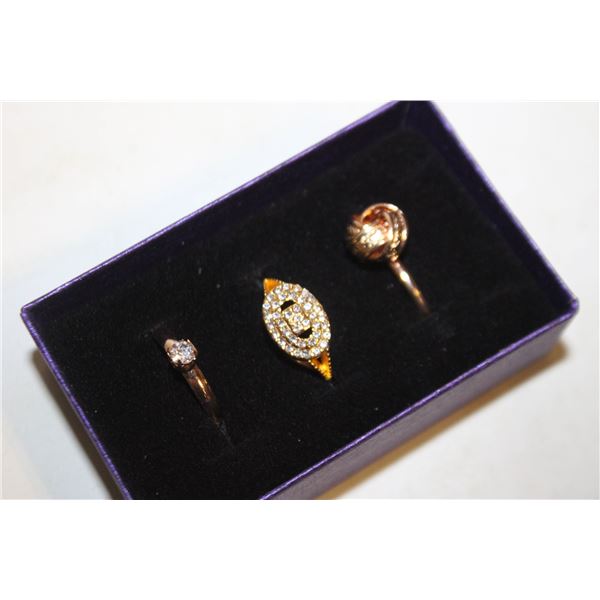 NEW 3PCS/SET RING SET SZ8