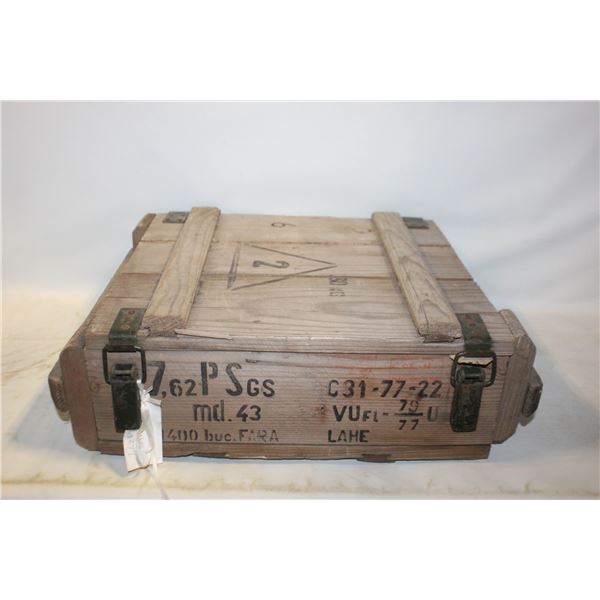 AMMO BOX HINGED CRATE