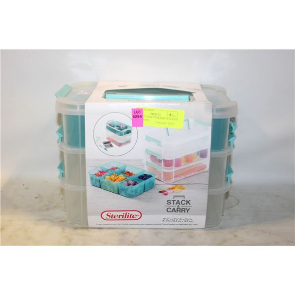 STERILITE NEW STORAGE STACKING CONTAINERS
