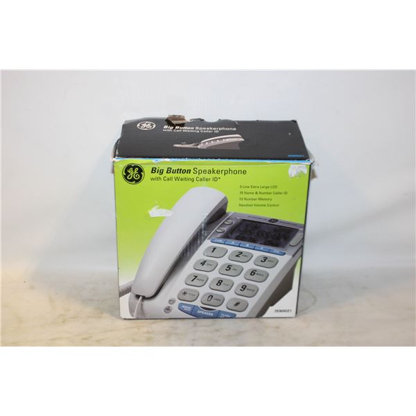 GE BIG BUTTON SPEAKER PHONE