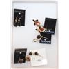Image 1 : 5 PAIRS OF DESIGNER GEMSTONE EARRINGS