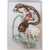 Image 1 : ESTATE SHELL NECKLACE LOT