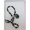 Image 1 : RUBY ZOISITE & JADE 20" NECKLACE