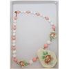 Image 1 : JAPAN PORCELAIN VINTAGE NECKLACE 19 1/2"
