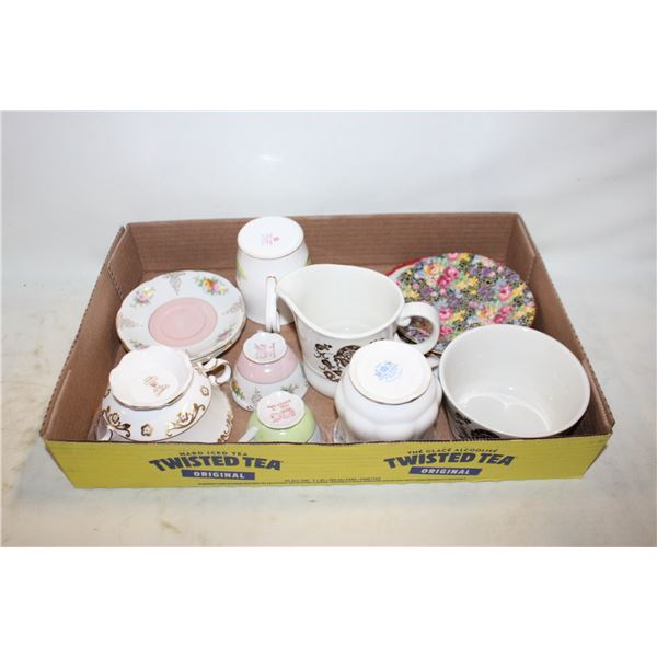 FLAT CHINA, AIYO DEMI TEACUPS,