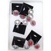 Image 1 : 6 PAIRS OF PIERECED DESIGNER EARRINGS