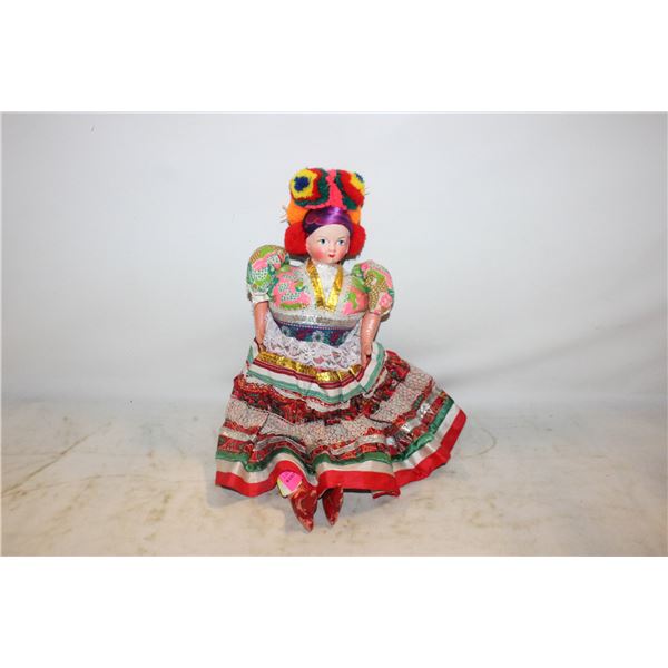 ANTIQUE HUNGARIAN FOLK ART DOLL