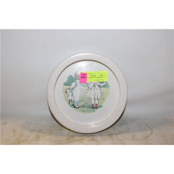CAMPBELLS BUFFALO POTTERY DISH