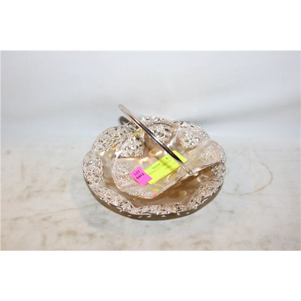 VTG. SP BASKET & CANDY DISH