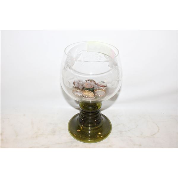 GERMAN ROEMER LARGE BRANDY GLASS