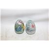 Image 1 : PAIR OF VINTAGE REVERSE PAINTED