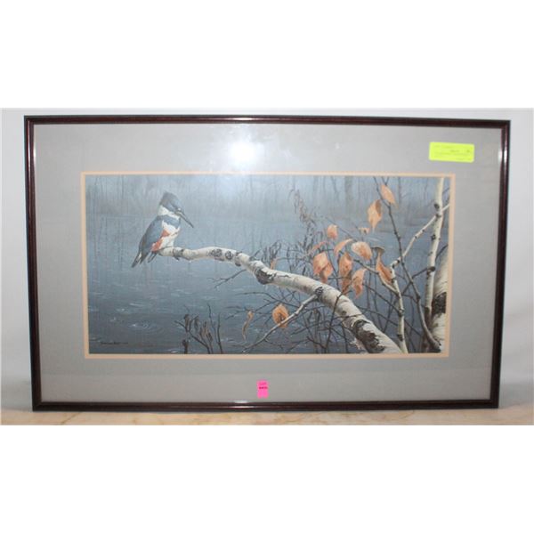 FRAMED PRINT - RAIN WATCH- BELTED