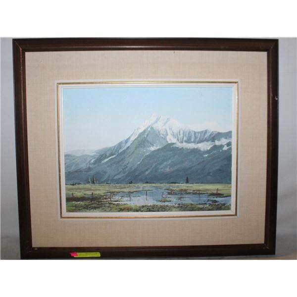 FRAMED MT CHEAM PAINTING (ABBOTTSFORD/